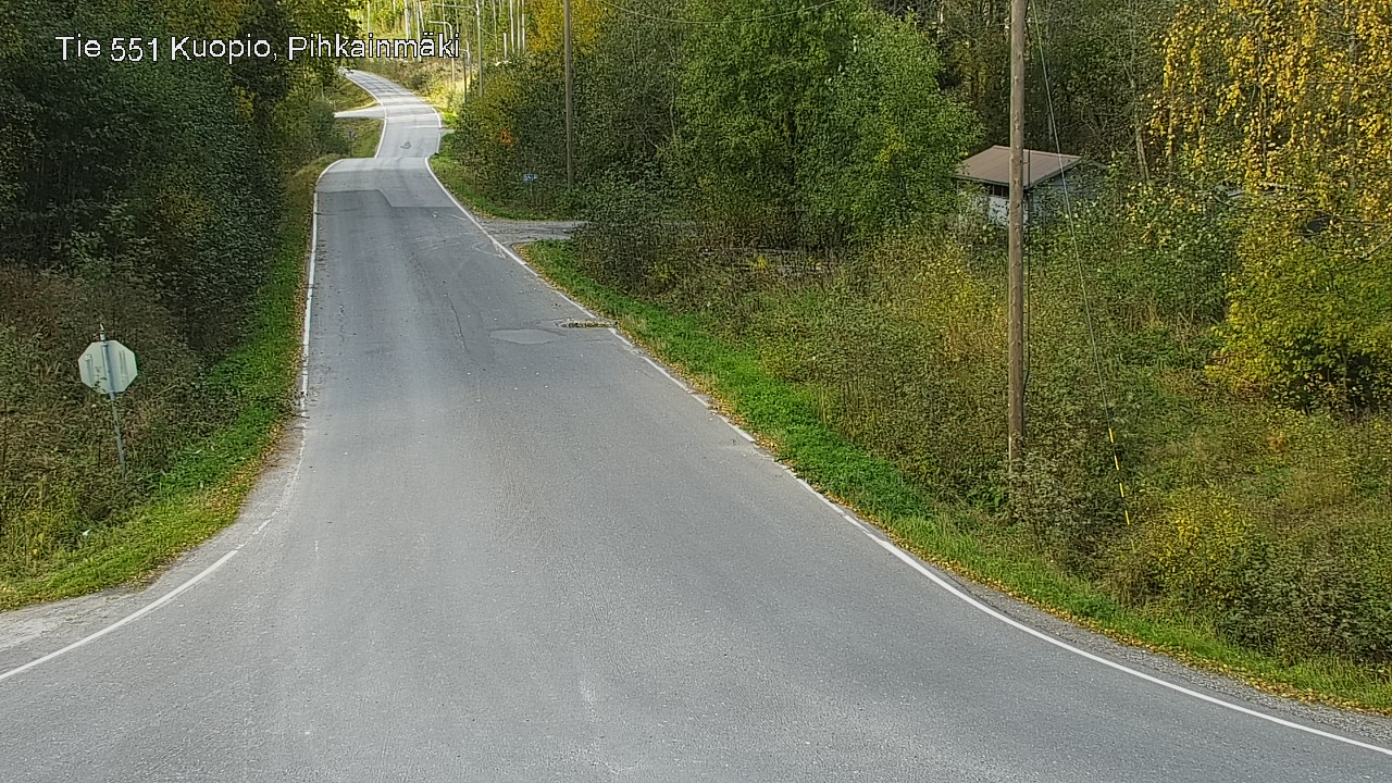 Kelikamerat Kuva Tie 551 Kuopio, Pihkainmäki, Kuopio, Pohjois-Savo