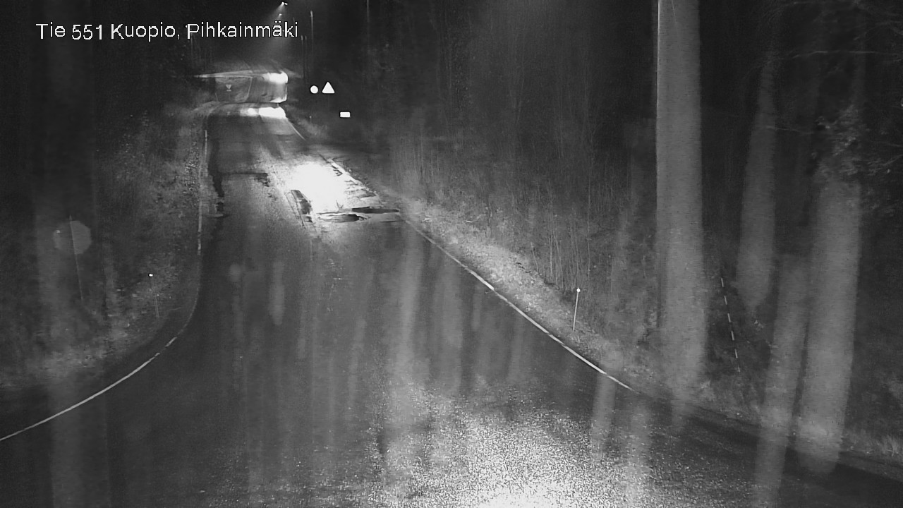 Weather Camera Image Road 551 Kuopio, Pihkainmäki, Kuopio, Pohjois-Savo