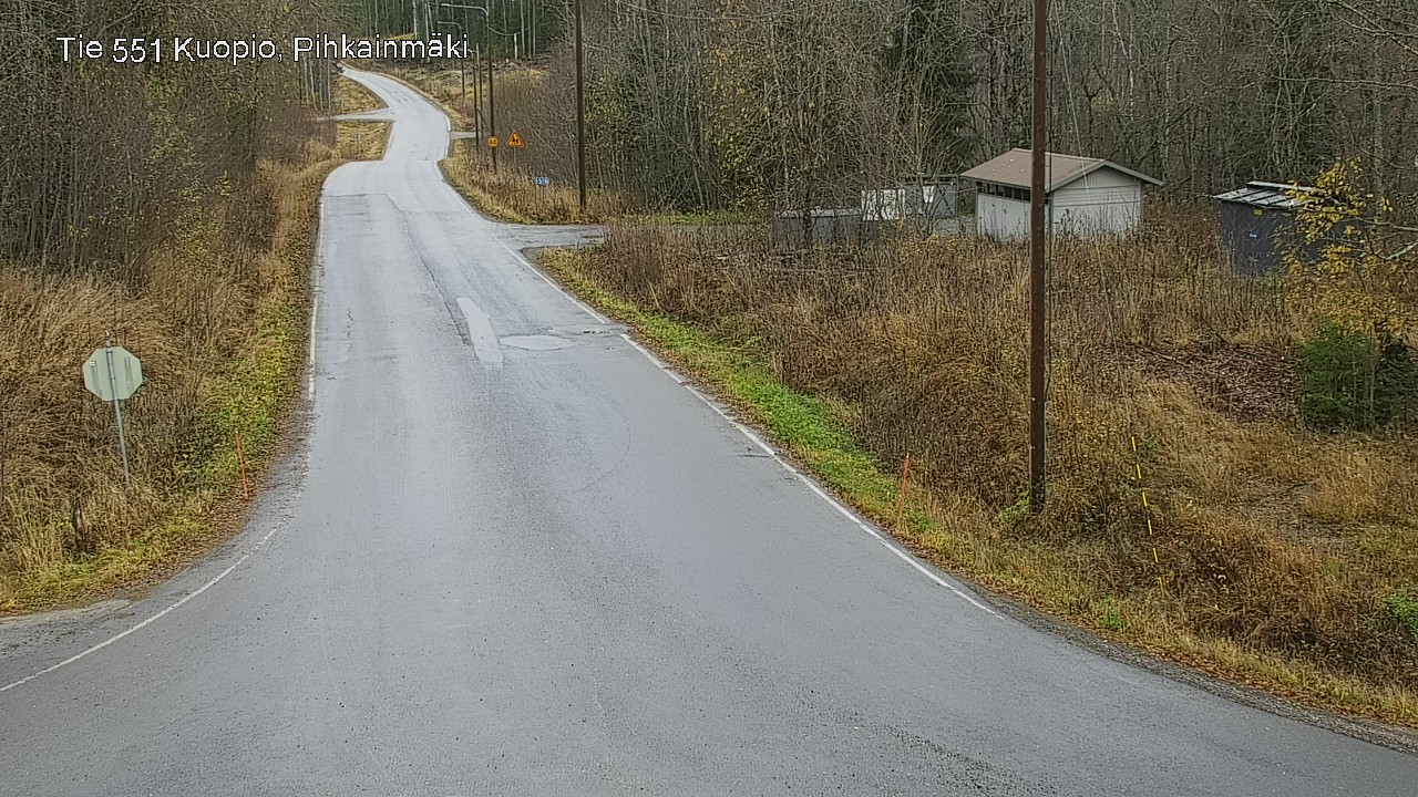 Weather Camera Image Väg 551 Kuopio, Pihkainmäki, Kuopio, Pohjois-Savo
