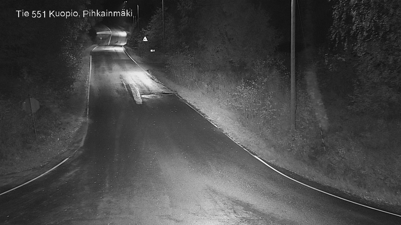 Weather Camera Image Road 551 Kuopio, Pihkainmäki, Kuopio, Pohjois-Savo