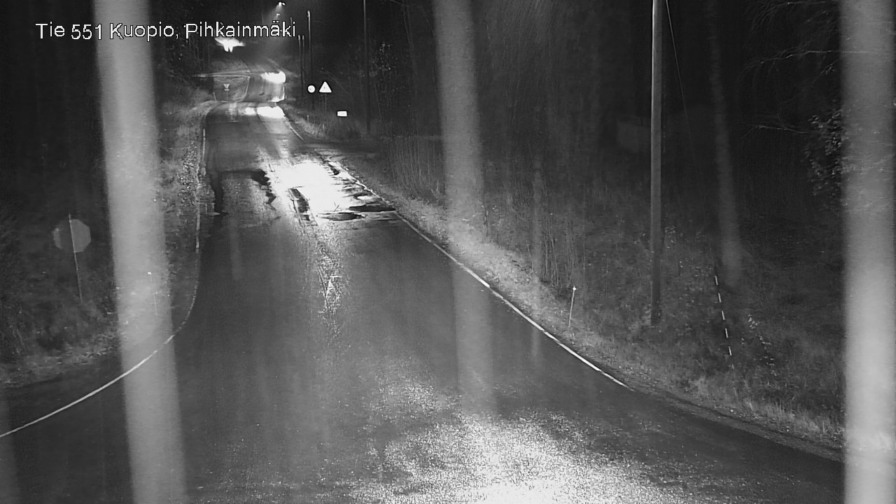 Weather Camera Image Väg 551 Kuopio, Pihkainmäki, Kuopio, Pohjois-Savo