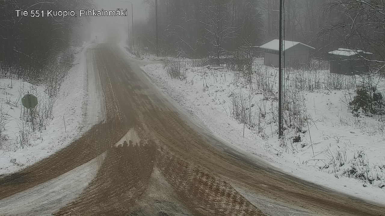 Weather Camera Image Road 551 Kuopio, Pihkainmäki, Kuopio, Pohjois-Savo
