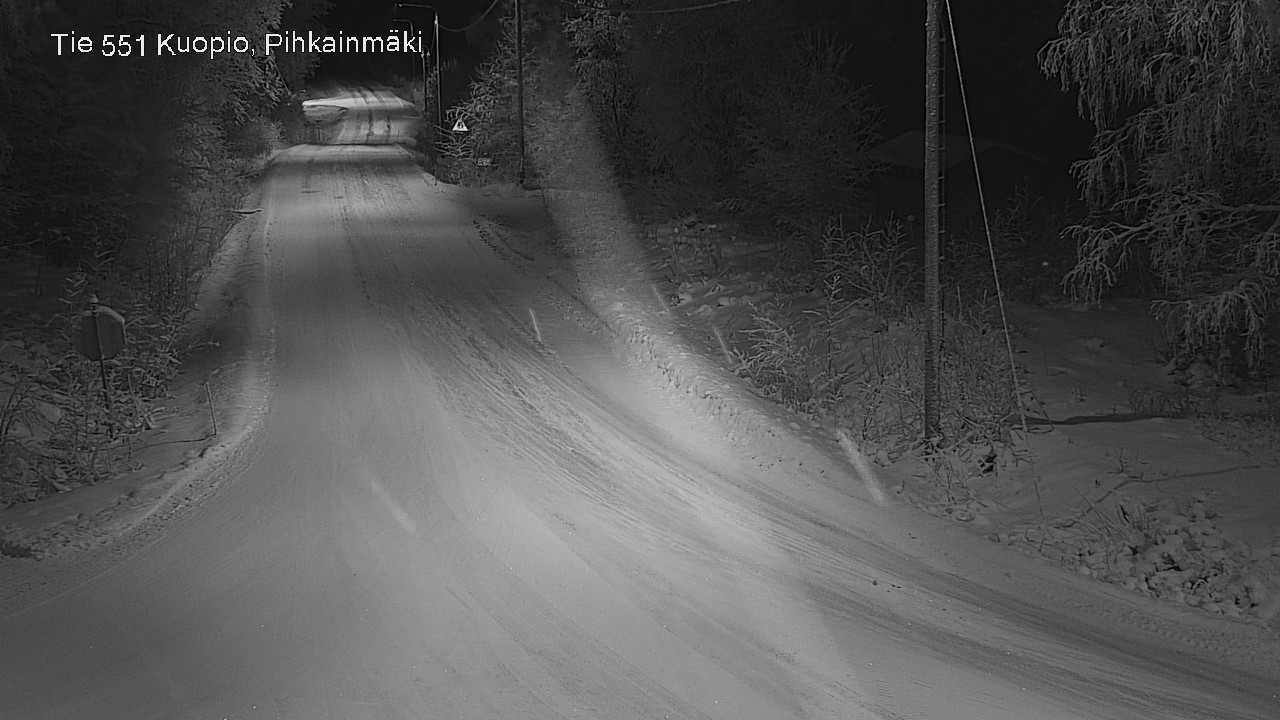 Kelikamerat Kuva Tie 551 Kuopio, Pihkainmäki, Kuopio, Pohjois-Savo