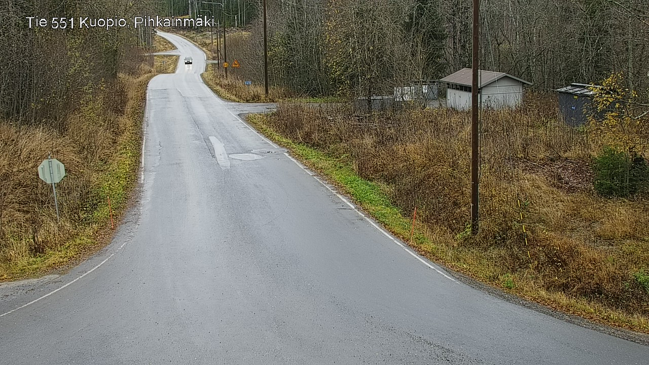 Weather Camera Image Väg 551 Kuopio, Pihkainmäki, Kuopio, Pohjois-Savo