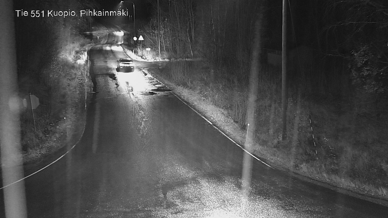 Weather Camera Image Väg 551 Kuopio, Pihkainmäki, Kuopio, Pohjois-Savo