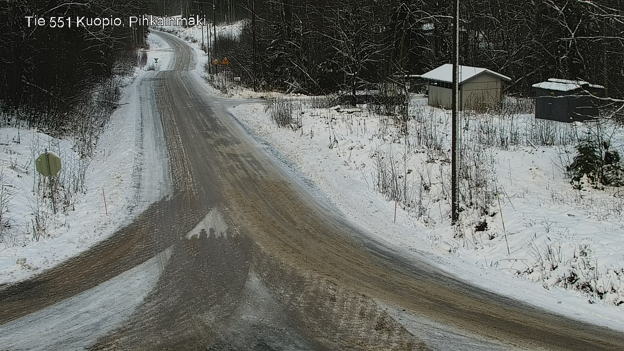 Weather Camera Image Road 551 Kuopio, Pihkainmäki, Kuopio, Pohjois-Savo