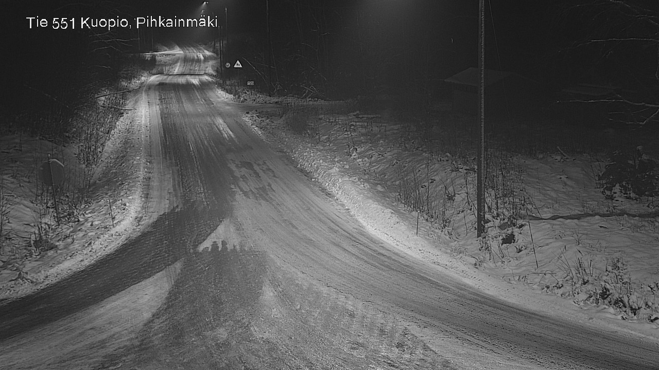 Weather Camera Image Road 551 Kuopio, Pihkainmäki, Kuopio, Pohjois-Savo