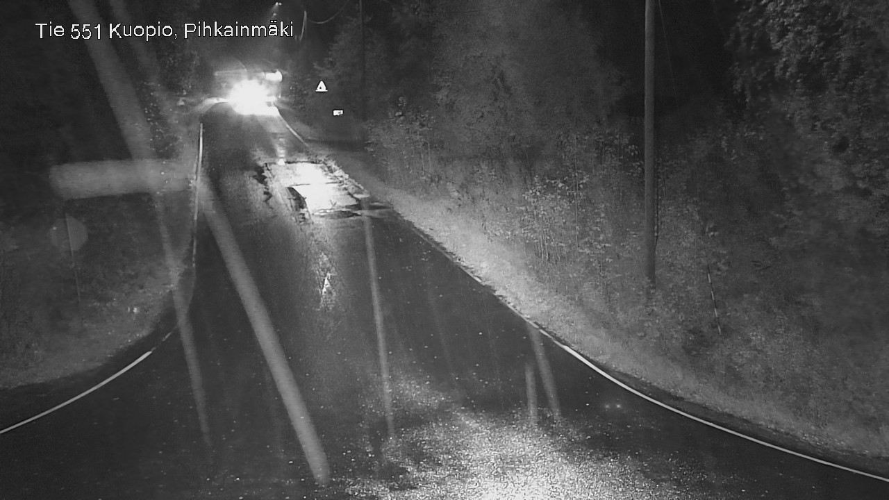 Weather Camera Image Road 551 Kuopio, Pihkainmäki, Kuopio, Pohjois-Savo