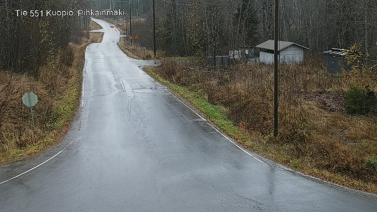 Weather Camera Image Väg 551 Kuopio, Pihkainmäki, Kuopio, Pohjois-Savo