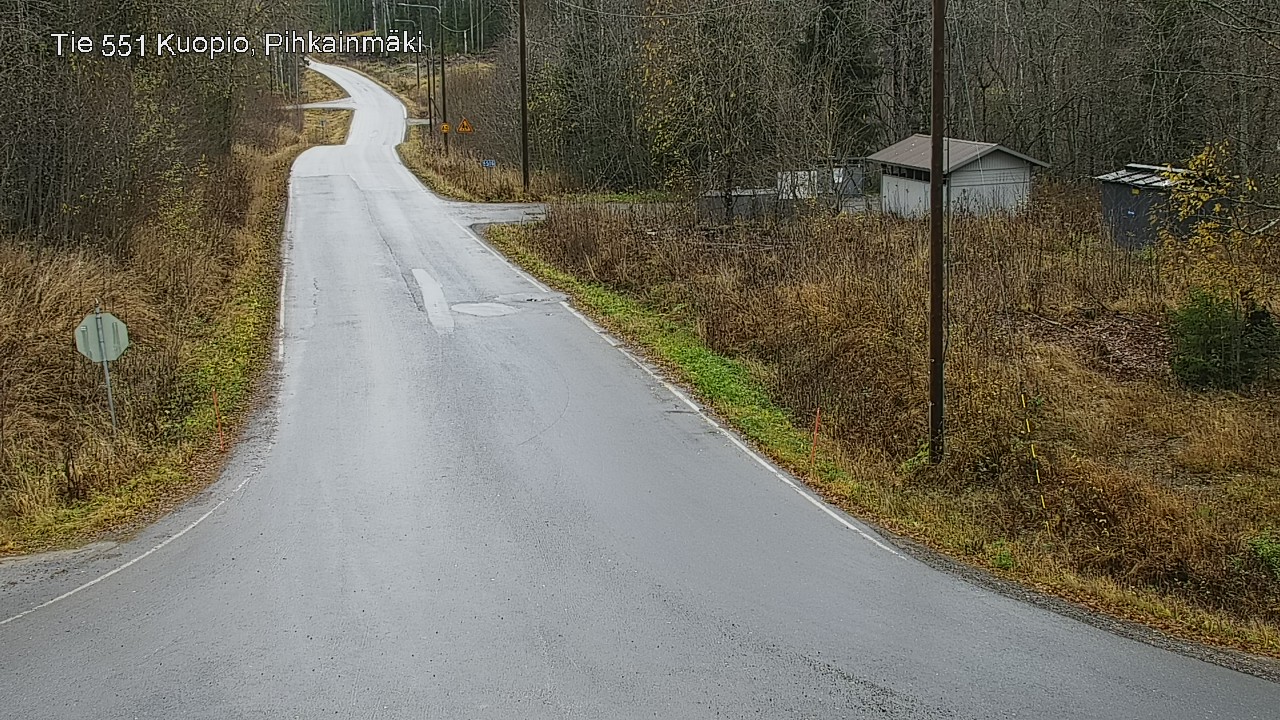 Weather Camera Image Väg 551 Kuopio, Pihkainmäki, Kuopio, Pohjois-Savo