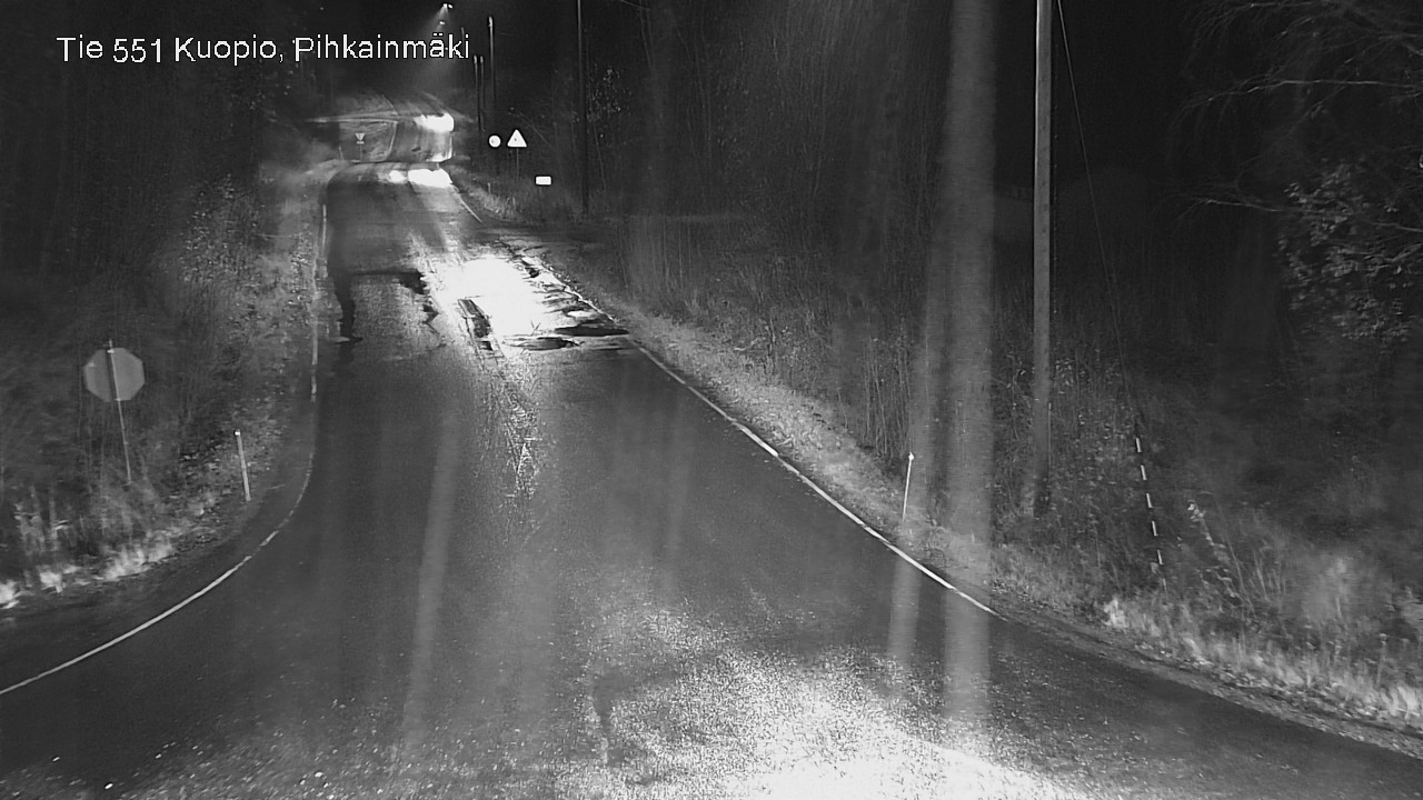 Weather Camera Image Väg 551 Kuopio, Pihkainmäki, Kuopio, Pohjois-Savo