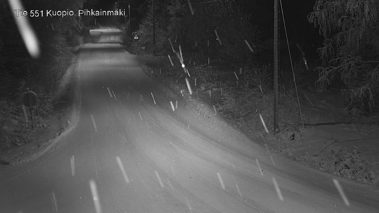 Kelikamerat Kuva Tie 551 Kuopio, Pihkainmäki, Kuopio, Pohjois-Savo