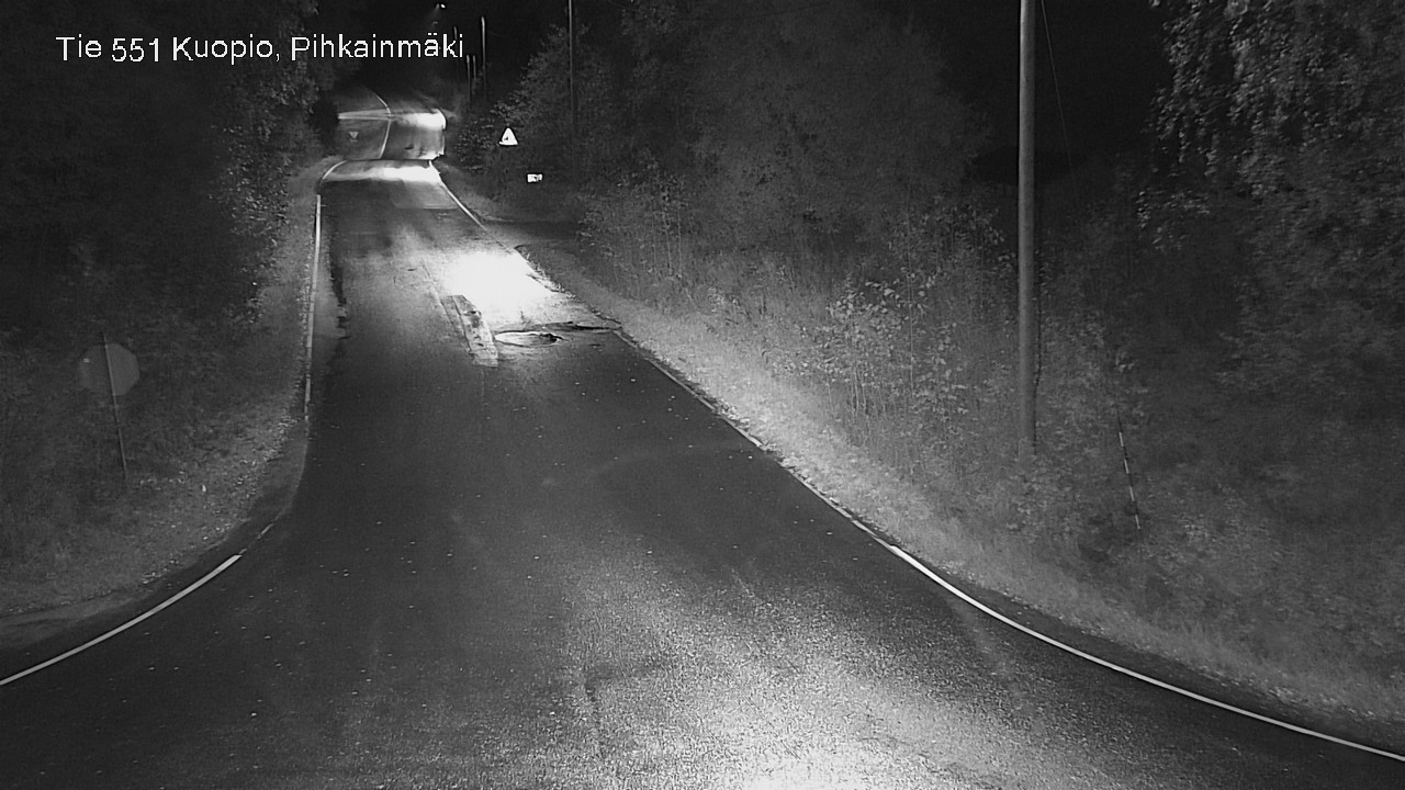 Weather Camera Image Road 551 Kuopio, Pihkainmäki, Kuopio, Pohjois-Savo