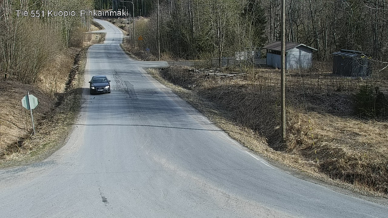 Weather Camera Image Road 551 Kuopio, Pihkainmäki, Kuopio, Pohjois-Savo