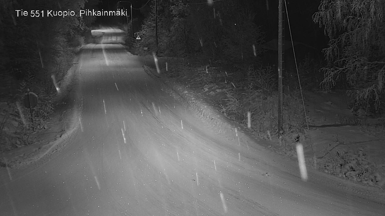 Kelikamerat Kuva Tie 551 Kuopio, Pihkainmäki, Kuopio, Pohjois-Savo