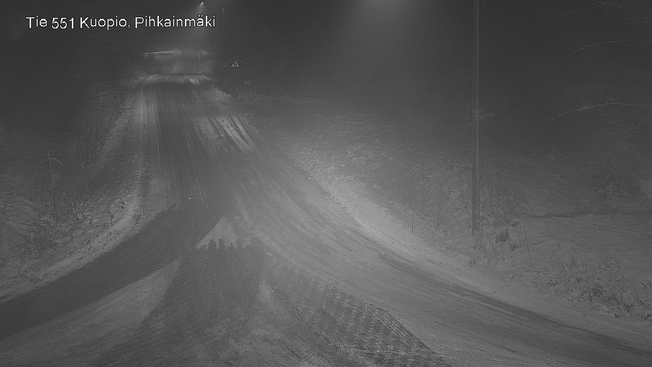 Weather Camera Image Road 551 Kuopio, Pihkainmäki, Kuopio, Pohjois-Savo