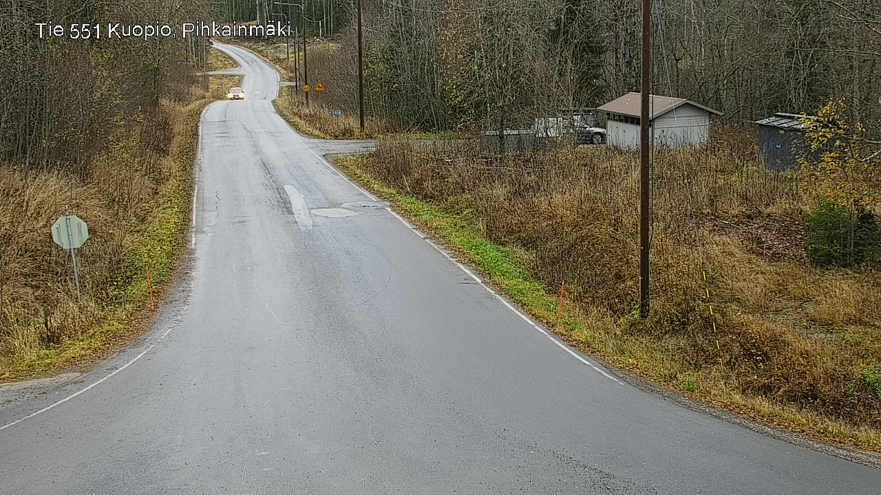 Weather Camera Image Väg 551 Kuopio, Pihkainmäki, Kuopio, Pohjois-Savo