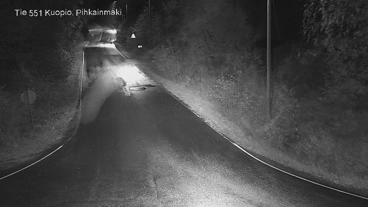 Weather Camera Image Road 551 Kuopio, Pihkainmäki, Kuopio, Pohjois-Savo