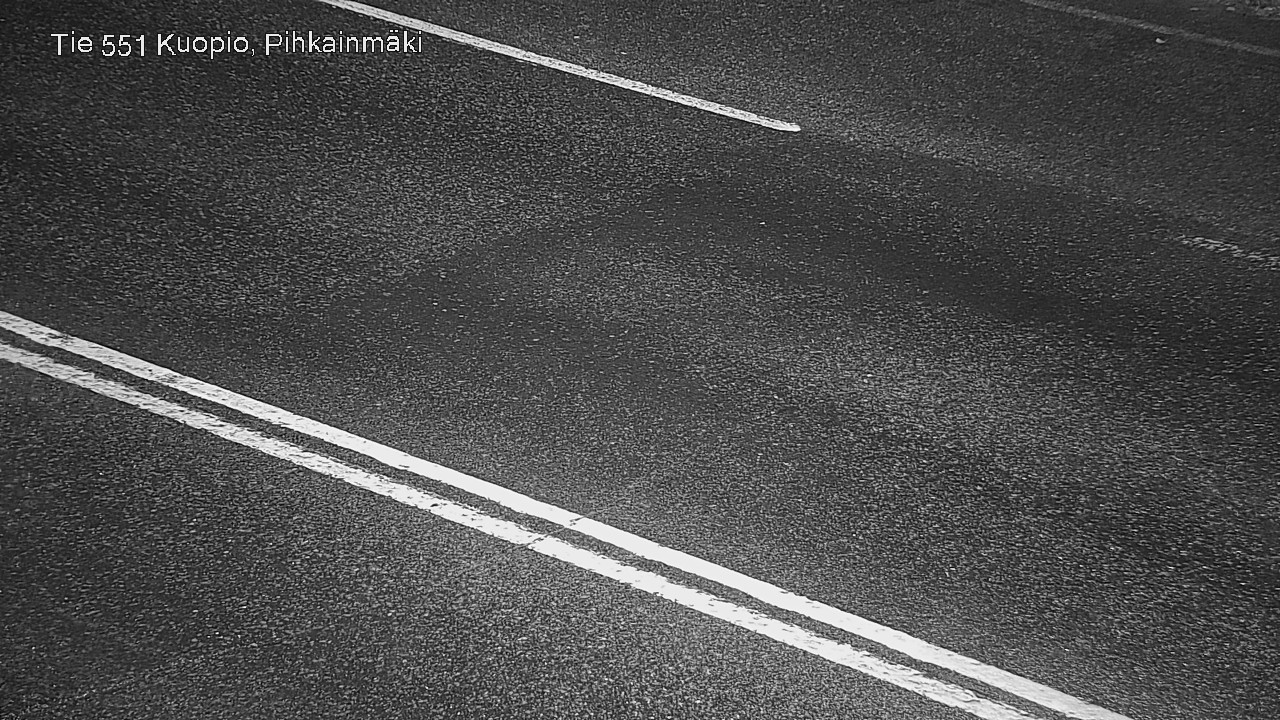 Weather Camera Image Road 551 Kuopio, Pihkainmäki, Kuopio, Pohjois-Savo