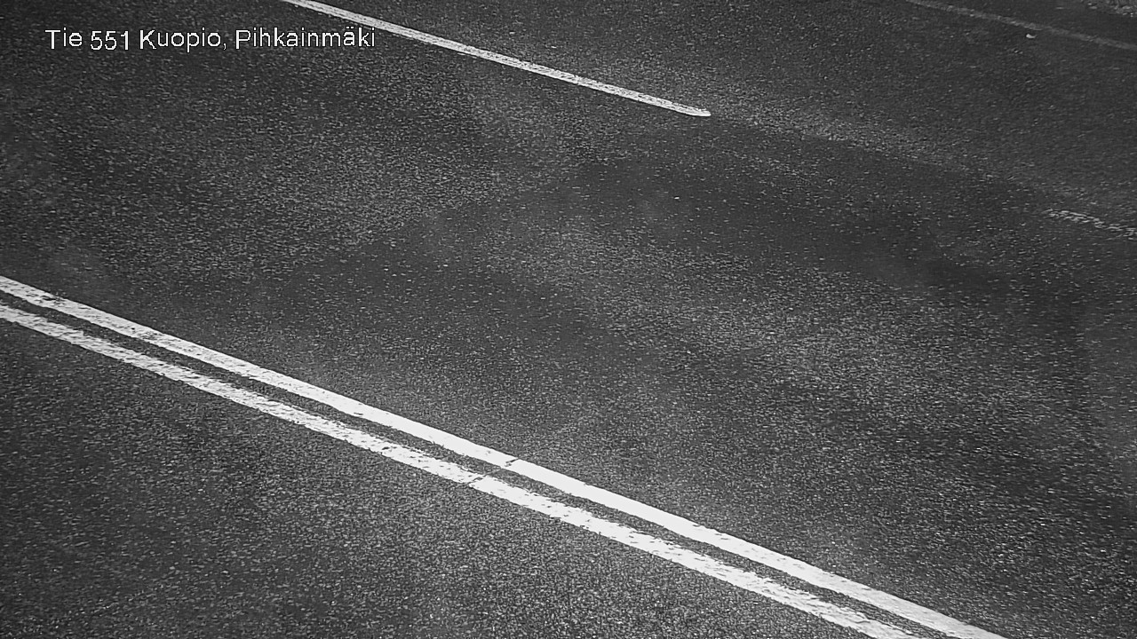 Weather Camera Image Road 551 Kuopio, Pihkainmäki, Kuopio, Pohjois-Savo