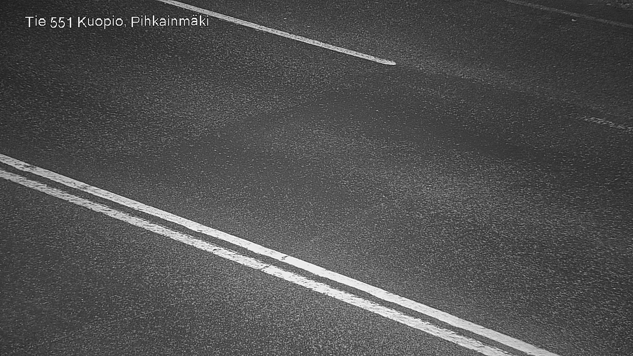 Weather Camera Image Road 551 Kuopio, Pihkainmäki, Kuopio, Pohjois-Savo