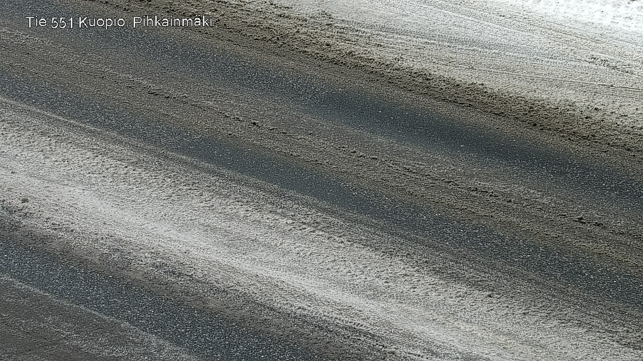 Weather Camera Image Road 551 Kuopio, Pihkainmäki, Kuopio, Pohjois-Savo