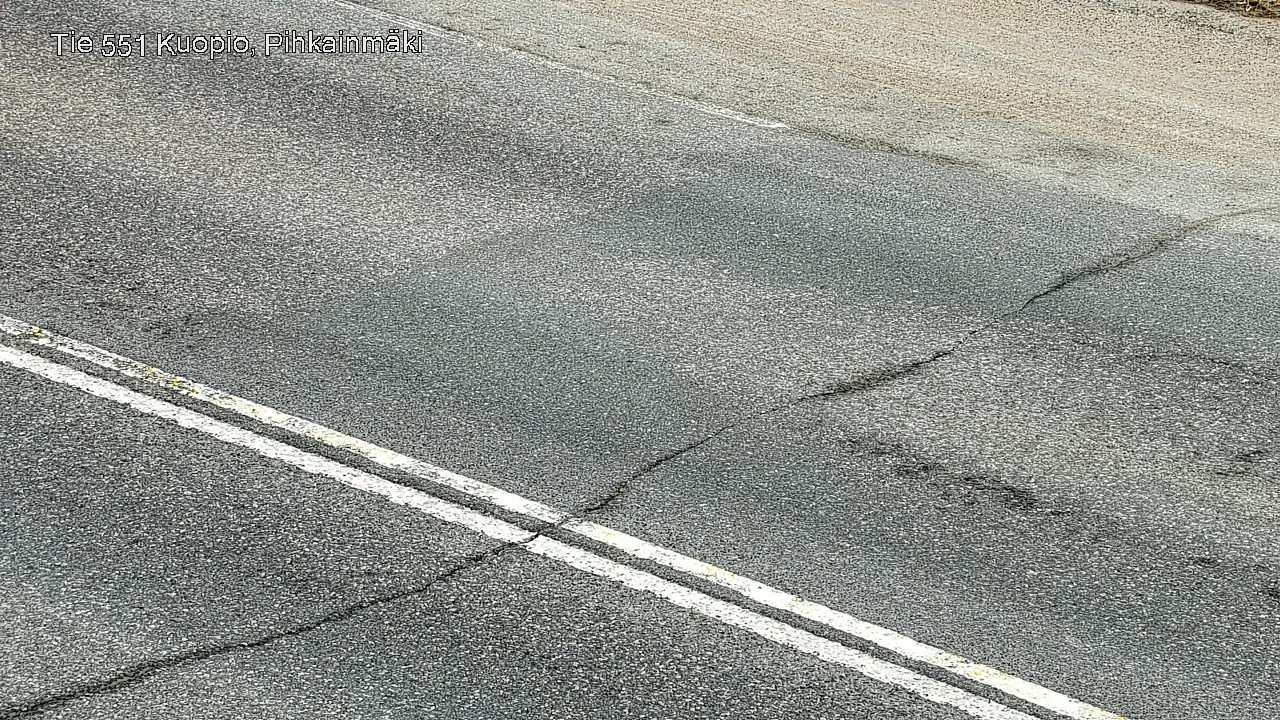 Weather Camera Image Väg 551 Kuopio, Pihkainmäki, Kuopio, Pohjois-Savo