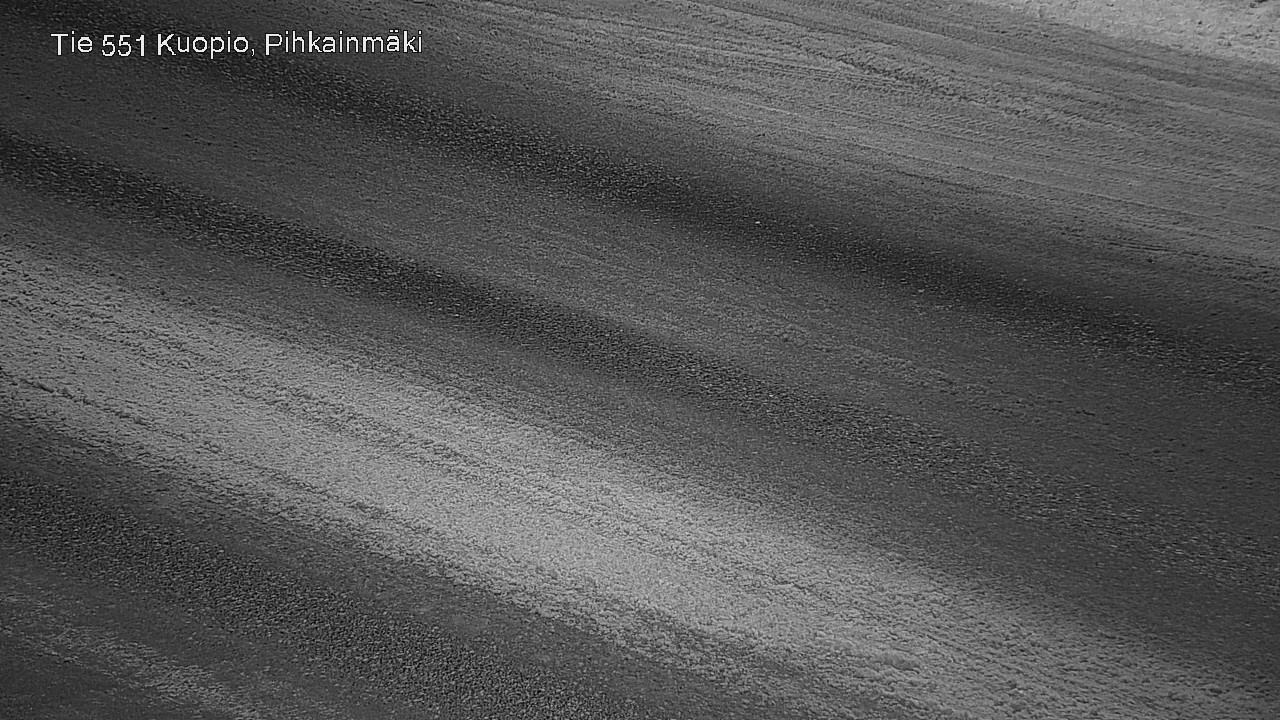 Weather Camera Image Road 551 Kuopio, Pihkainmäki, Kuopio, Pohjois-Savo