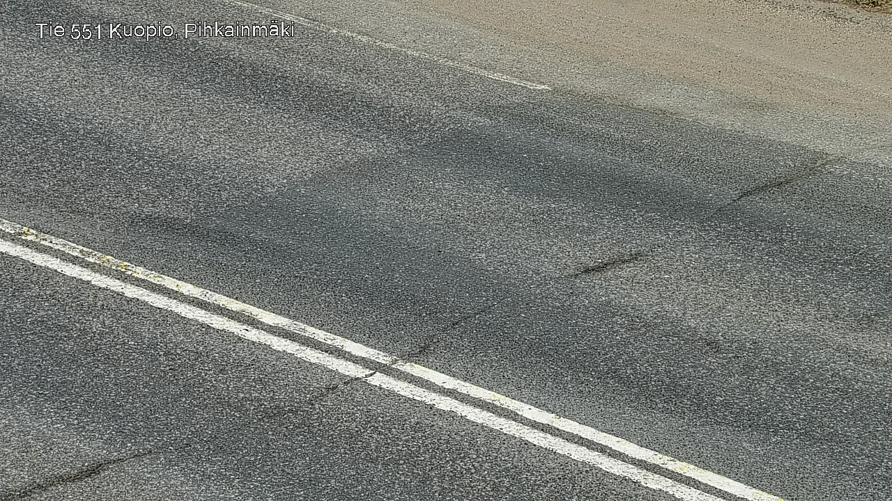 Weather Camera Image Road 551 Kuopio, Pihkainmäki, Kuopio, Pohjois-Savo