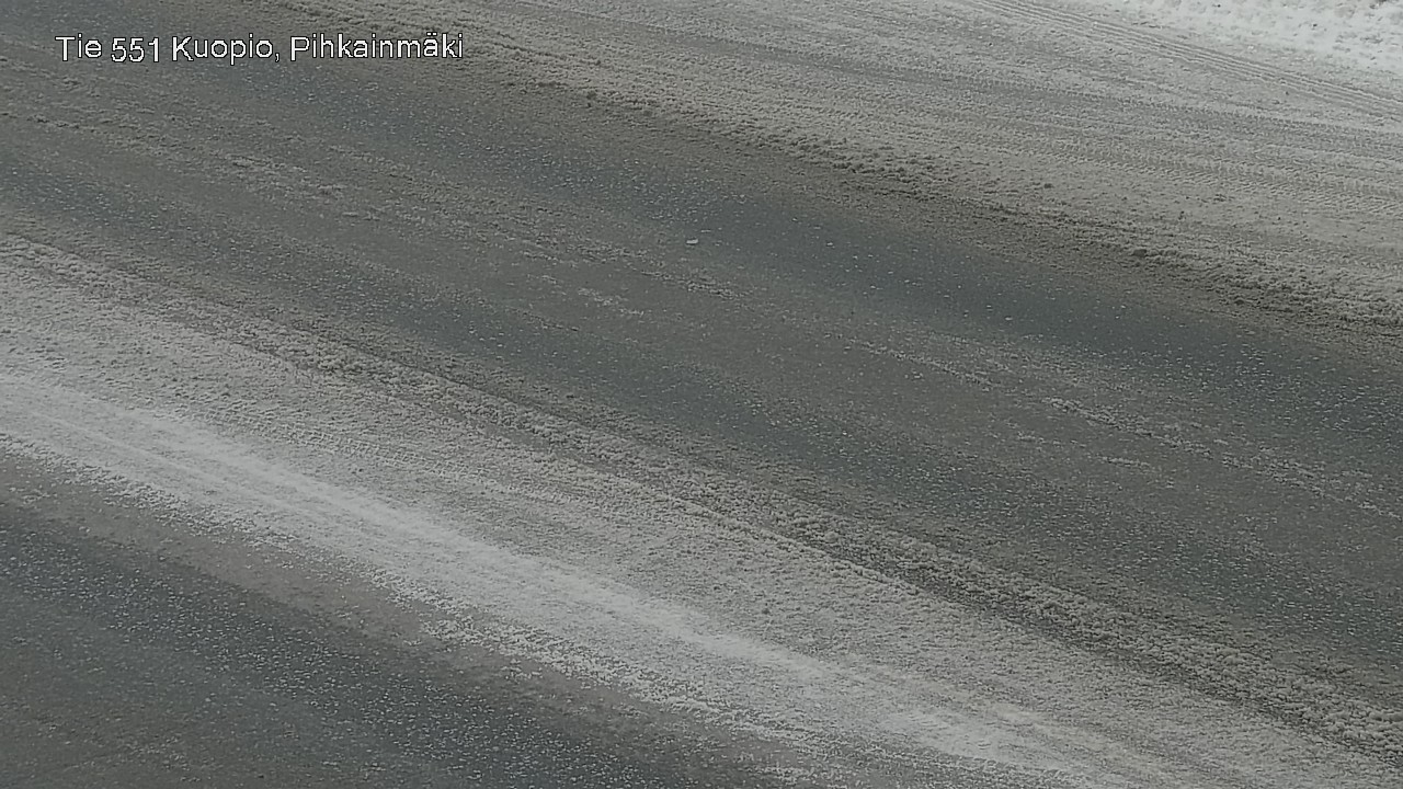 Weather Camera Image Road 551 Kuopio, Pihkainmäki, Kuopio, Pohjois-Savo