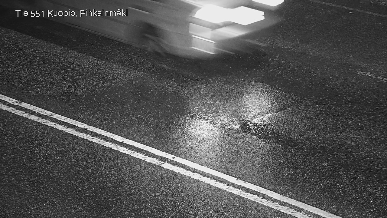 Weather Camera Image Väg 551 Kuopio, Pihkainmäki, Kuopio, Pohjois-Savo