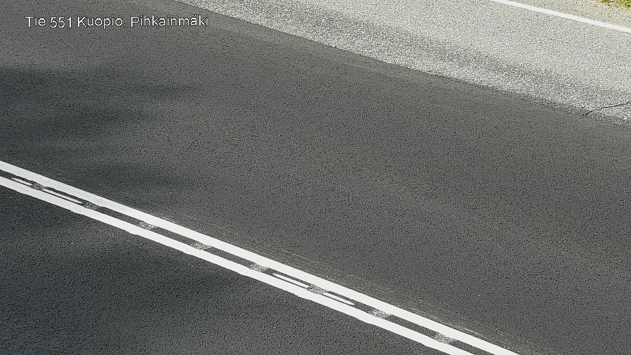 Weather Camera Image Väg 551 Kuopio, Pihkainmäki, Kuopio, Pohjois-Savo