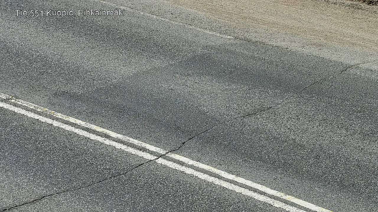 Weather Camera Image Road 551 Kuopio, Pihkainmäki, Kuopio, Pohjois-Savo
