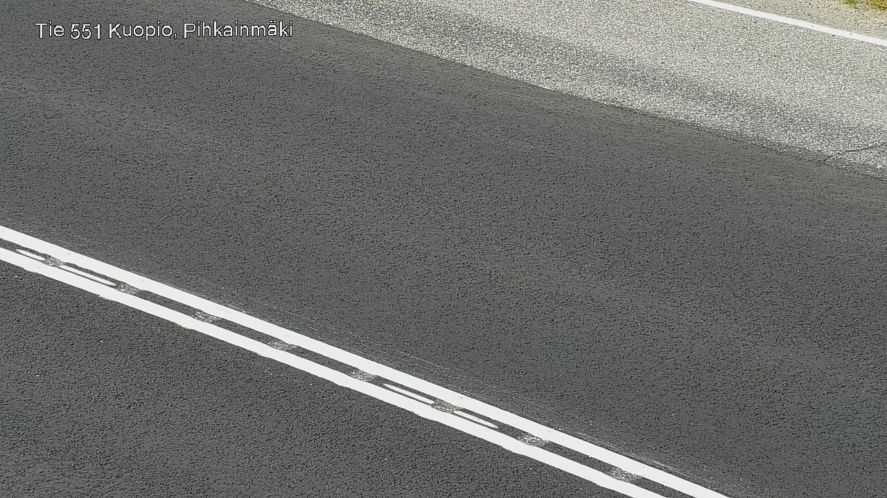 Weather Camera Image Väg 551 Kuopio, Pihkainmäki, Kuopio, Pohjois-Savo