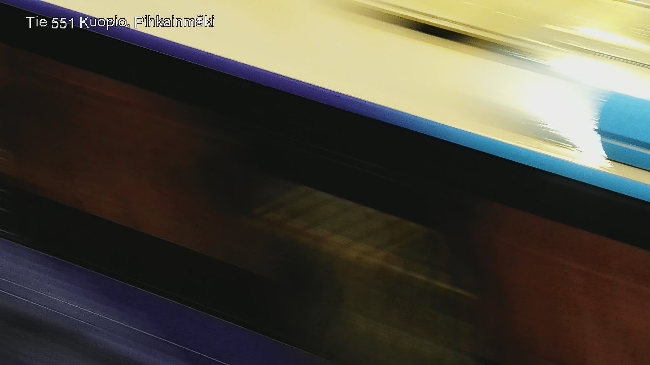 Weather Camera Image Väg 551 Kuopio, Pihkainmäki, Kuopio, Pohjois-Savo