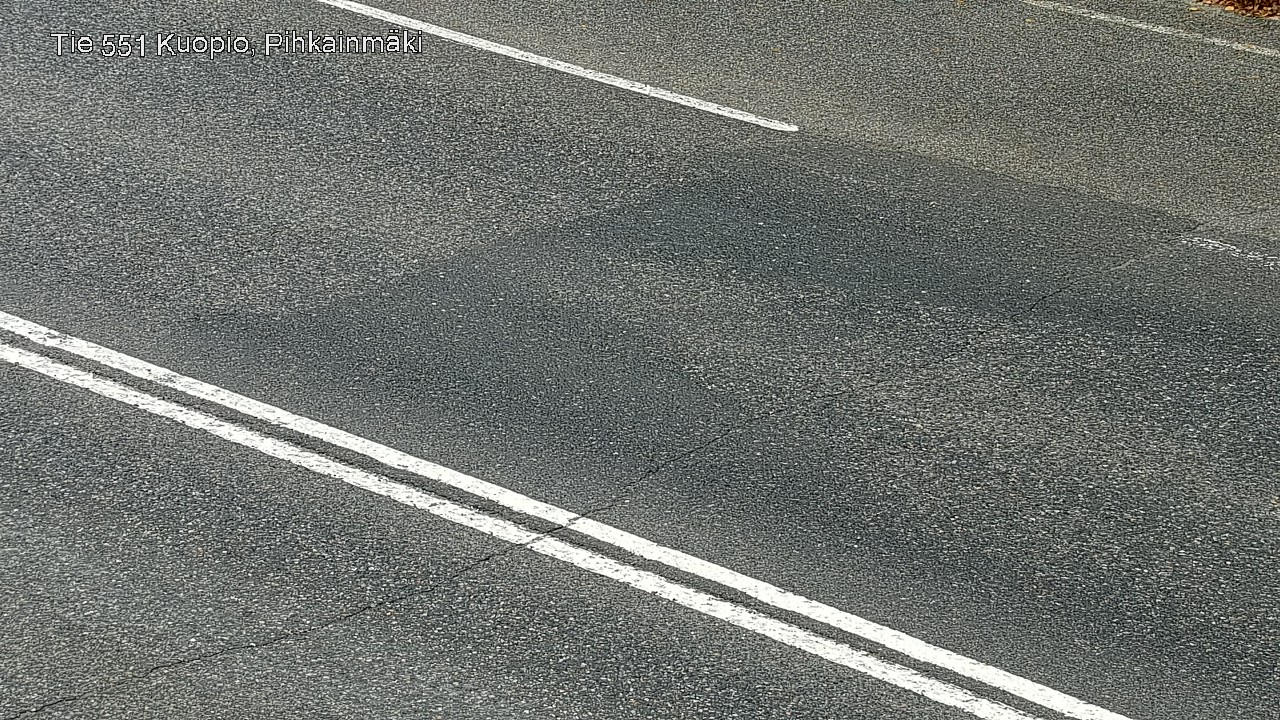 Weather Camera Image Väg 551 Kuopio, Pihkainmäki, Kuopio, Pohjois-Savo