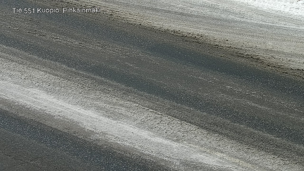 Weather Camera Image Road 551 Kuopio, Pihkainmäki, Kuopio, Pohjois-Savo