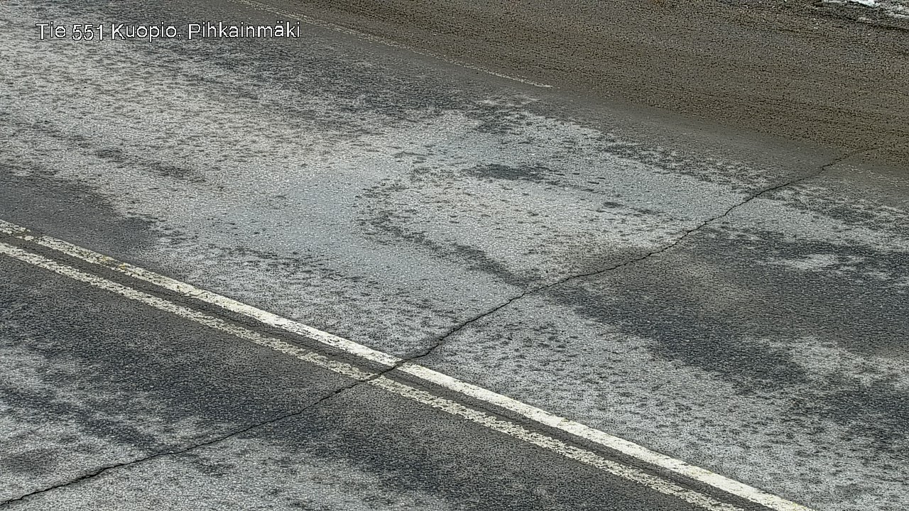Weather Camera Image Road 551 Kuopio, Pihkainmäki, Kuopio, Pohjois-Savo