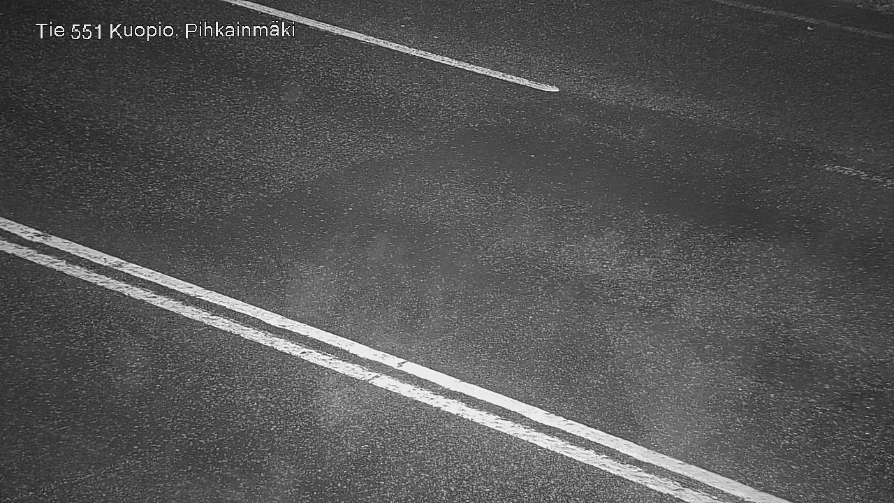 Weather Camera Image Road 551 Kuopio, Pihkainmäki, Kuopio, Pohjois-Savo