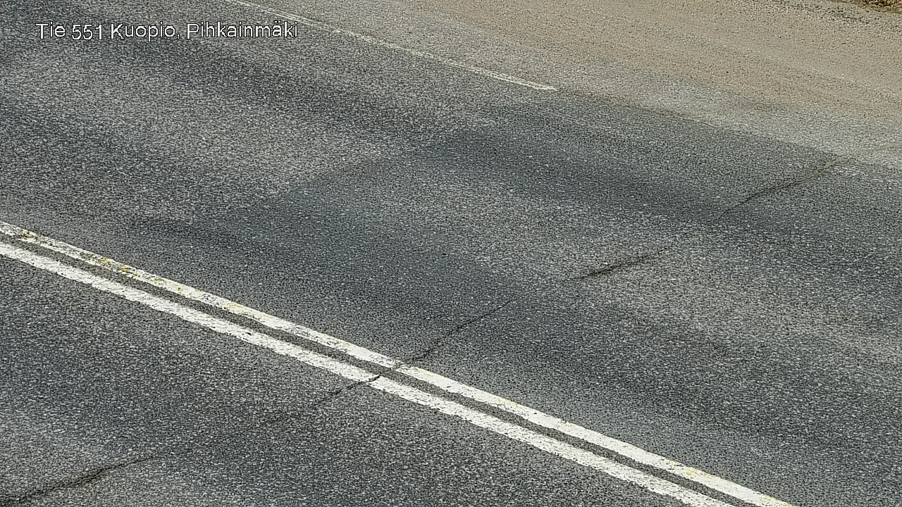 Weather Camera Image Road 551 Kuopio, Pihkainmäki, Kuopio, Pohjois-Savo