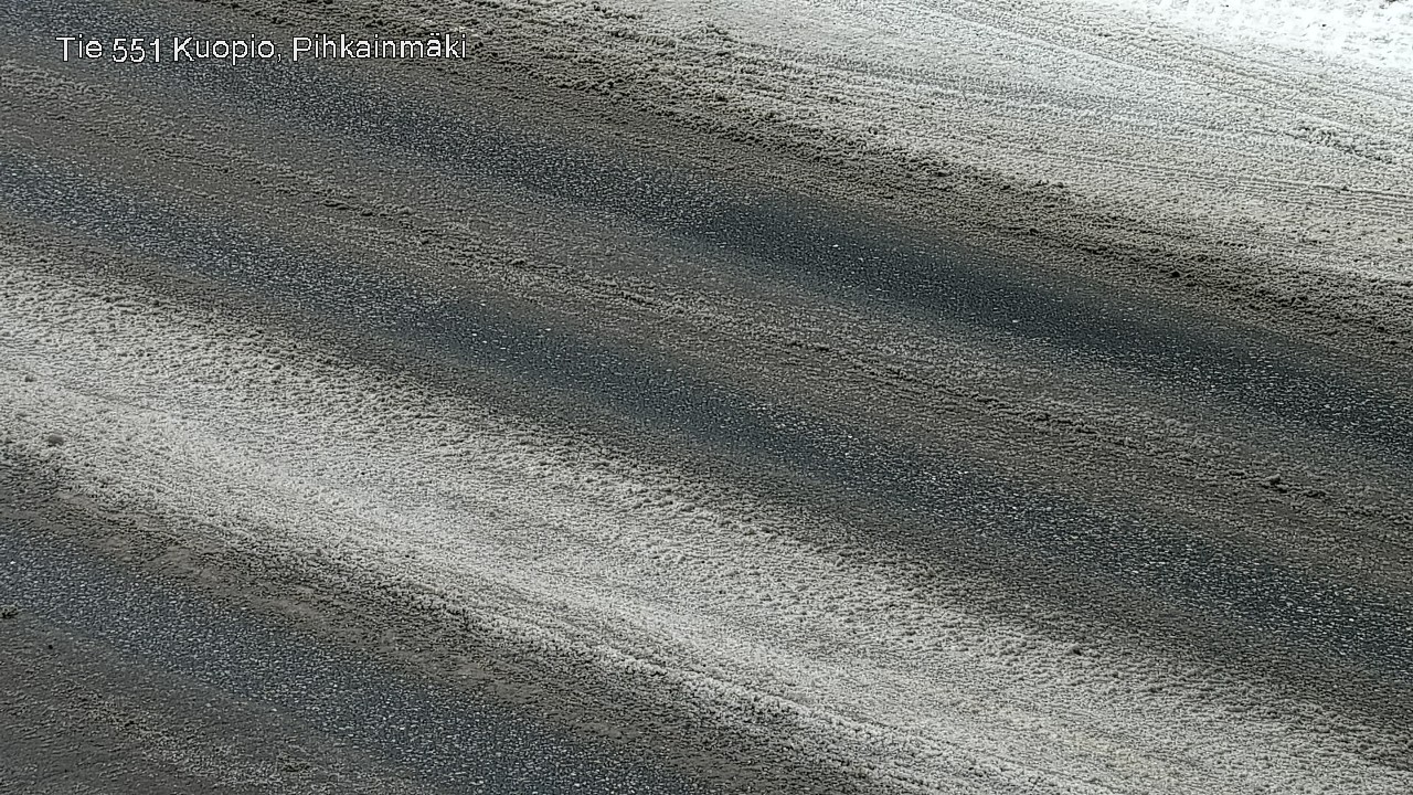 Weather Camera Image Road 551 Kuopio, Pihkainmäki, Kuopio, Pohjois-Savo
