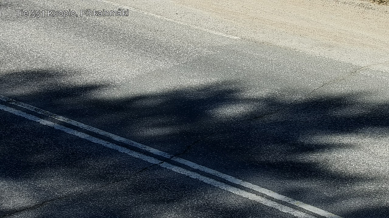 Weather Camera Image Road 551 Kuopio, Pihkainmäki, Kuopio, Pohjois-Savo