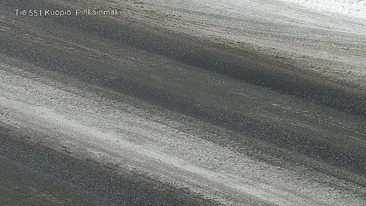 Weather Camera Image Road 551 Kuopio, Pihkainmäki, Kuopio, Pohjois-Savo