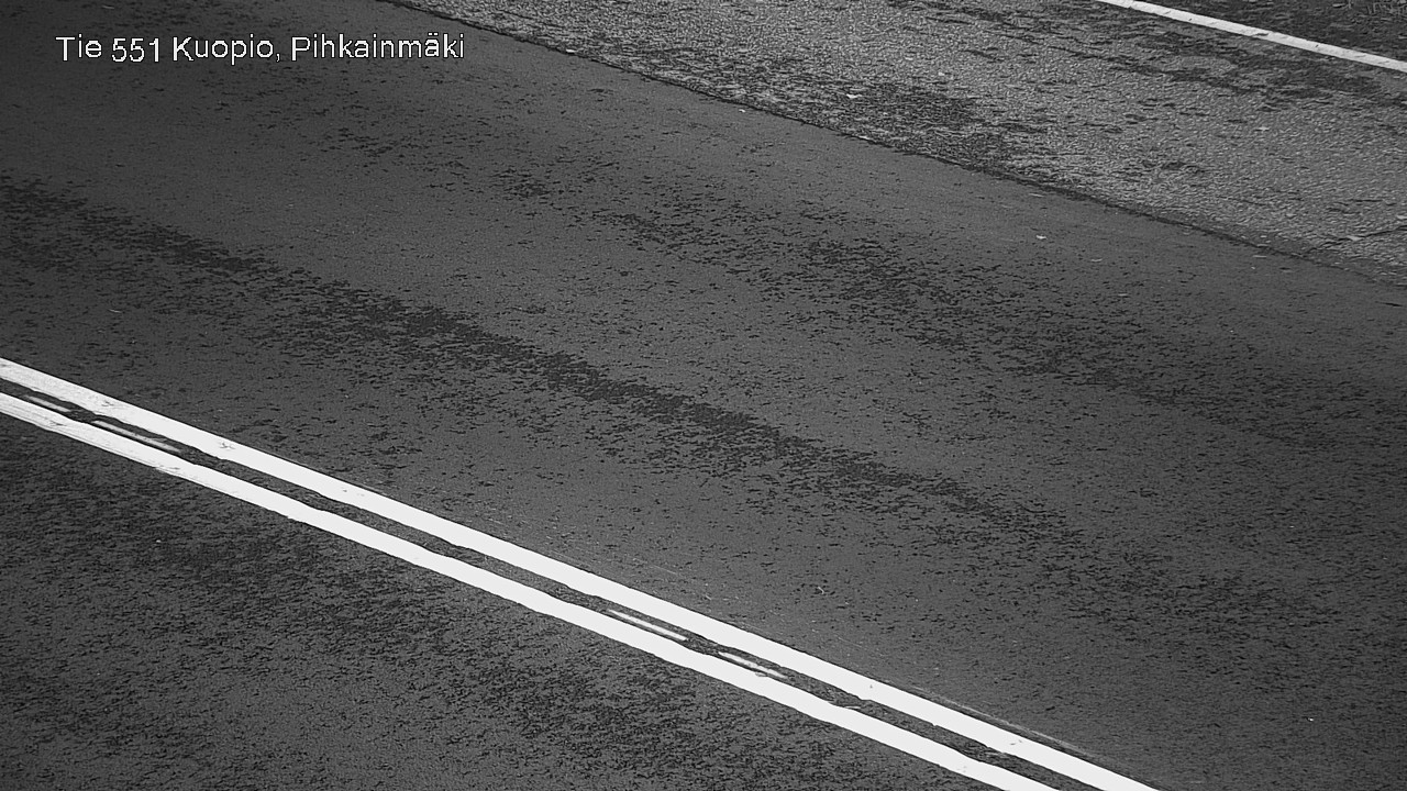 Weather Camera Image Road 551 Kuopio, Pihkainmäki, Kuopio, Pohjois-Savo