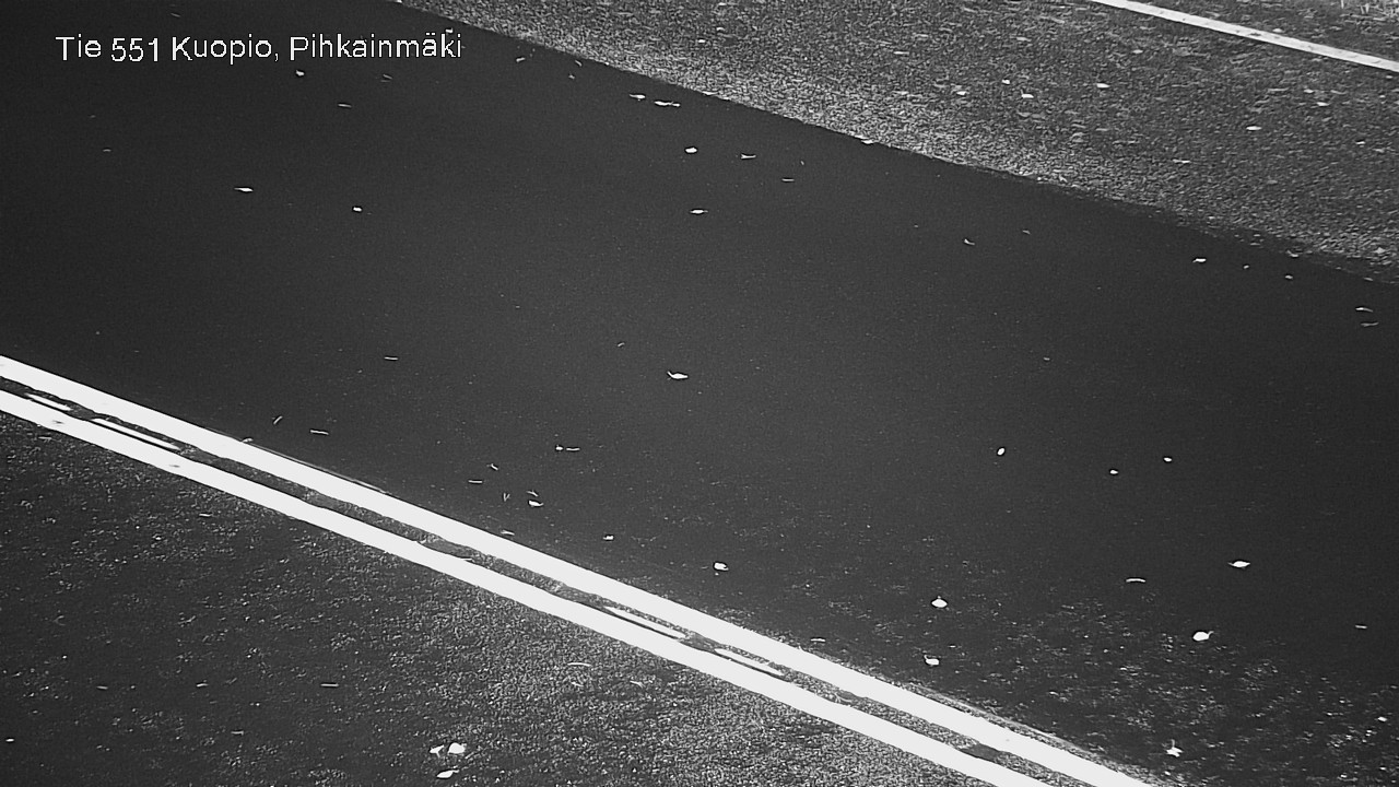 Weather Camera Image Road 551 Kuopio, Pihkainmäki, Kuopio, Pohjois-Savo