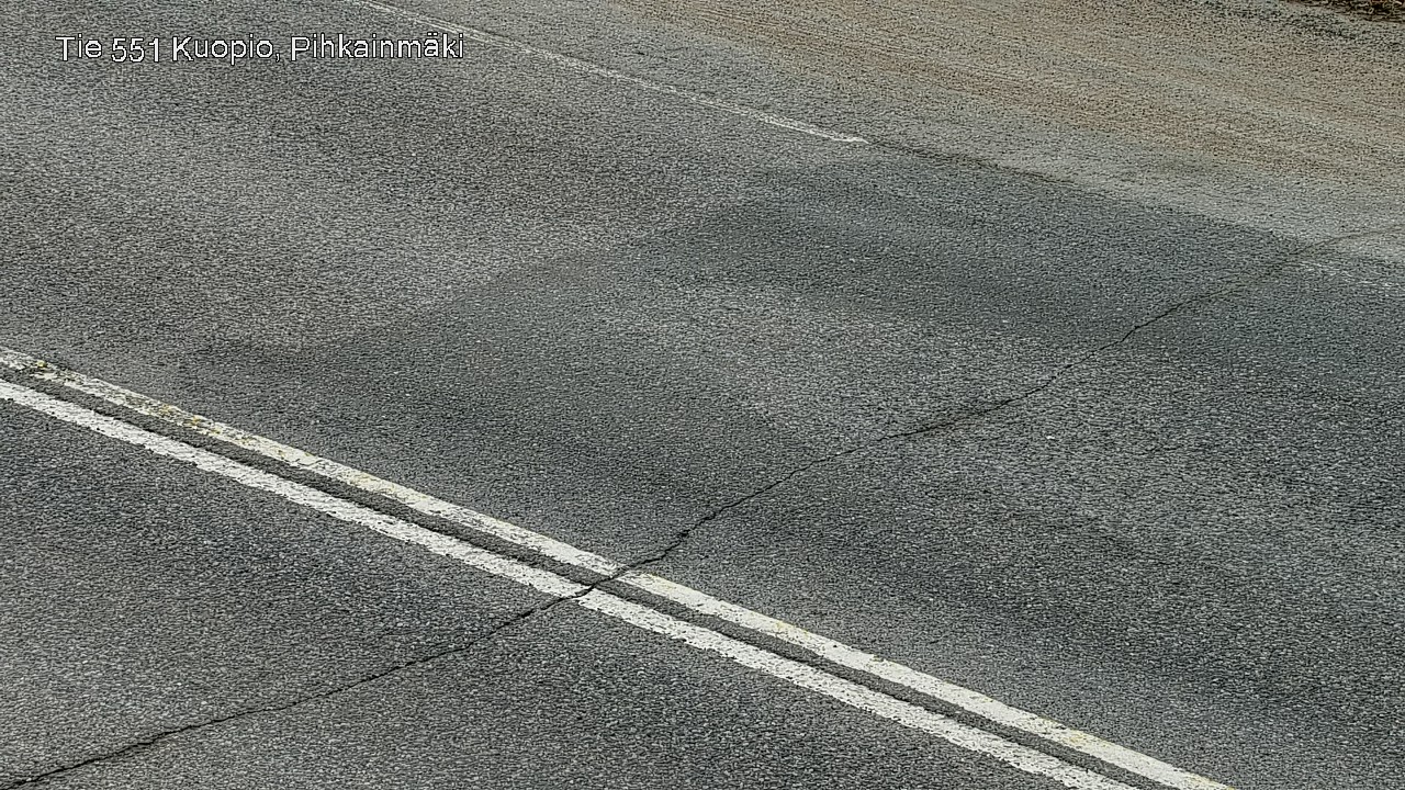 Weather Camera Image Road 551 Kuopio, Pihkainmäki, Kuopio, Pohjois-Savo