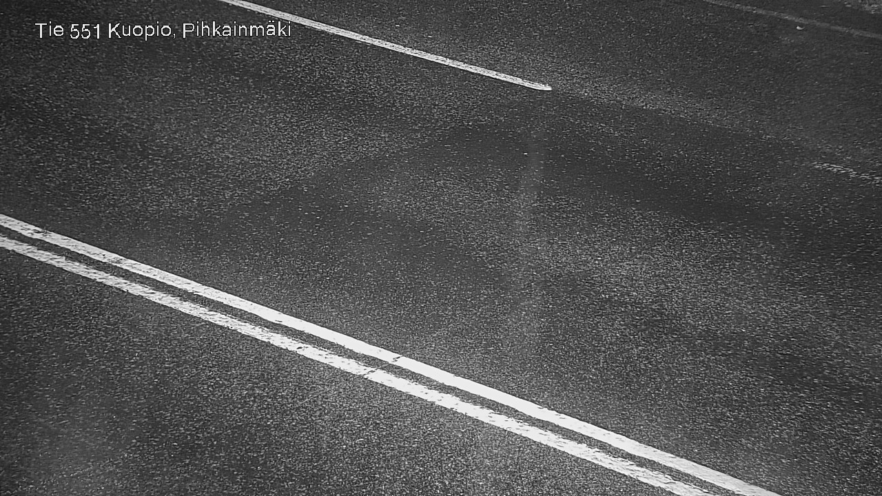 Weather Camera Image Road 551 Kuopio, Pihkainmäki, Kuopio, Pohjois-Savo