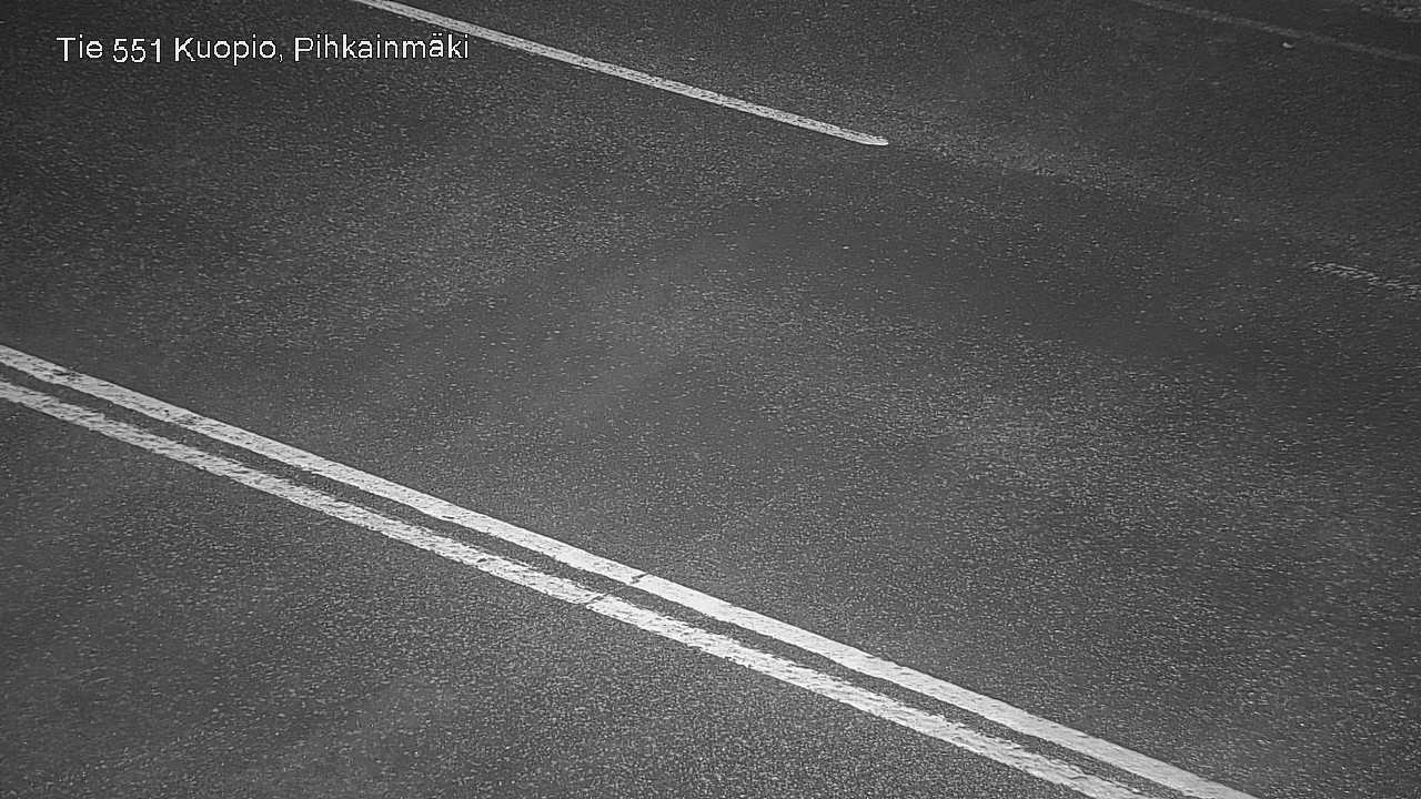 Weather Camera Image Road 551 Kuopio, Pihkainmäki, Kuopio, Pohjois-Savo