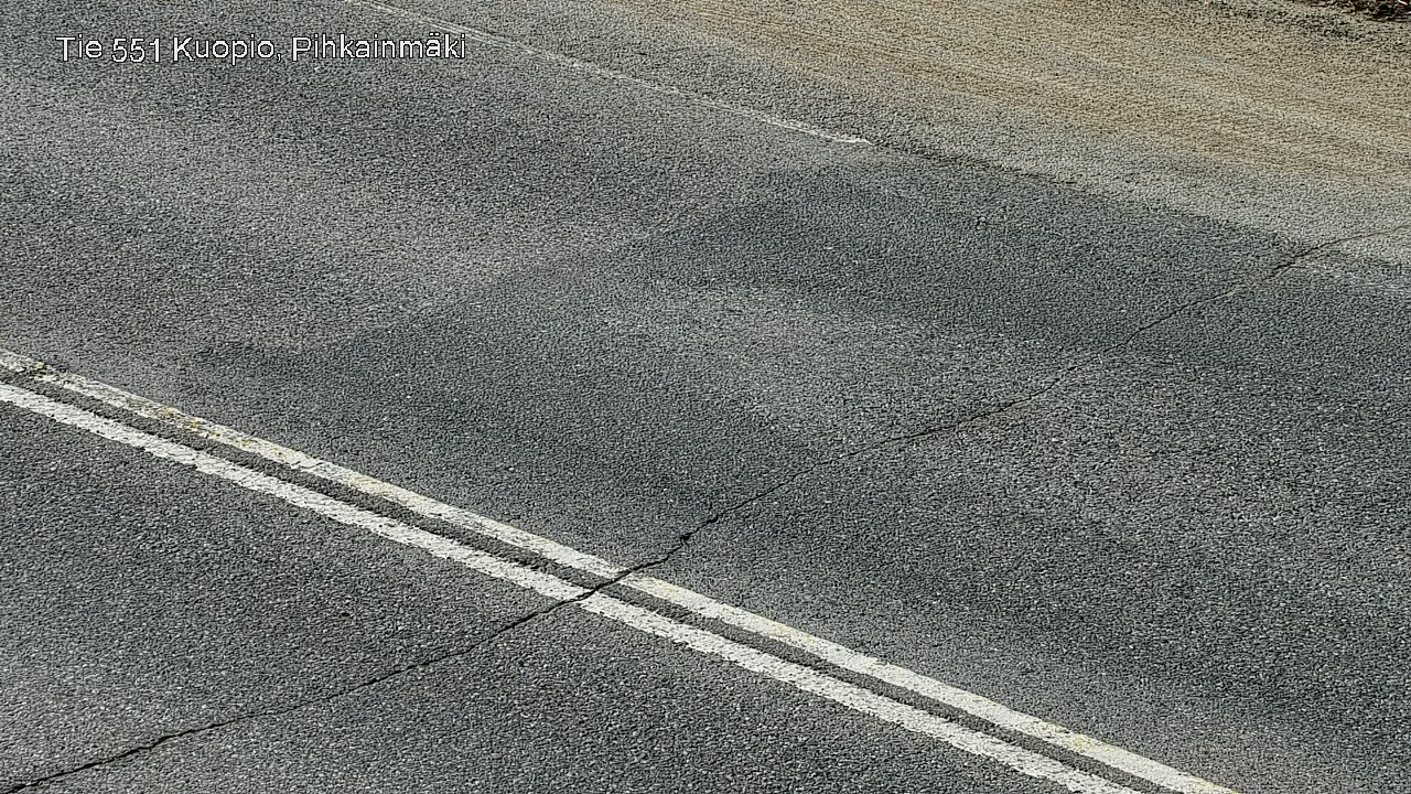 Weather Camera Image Road 551 Kuopio, Pihkainmäki, Kuopio, Pohjois-Savo