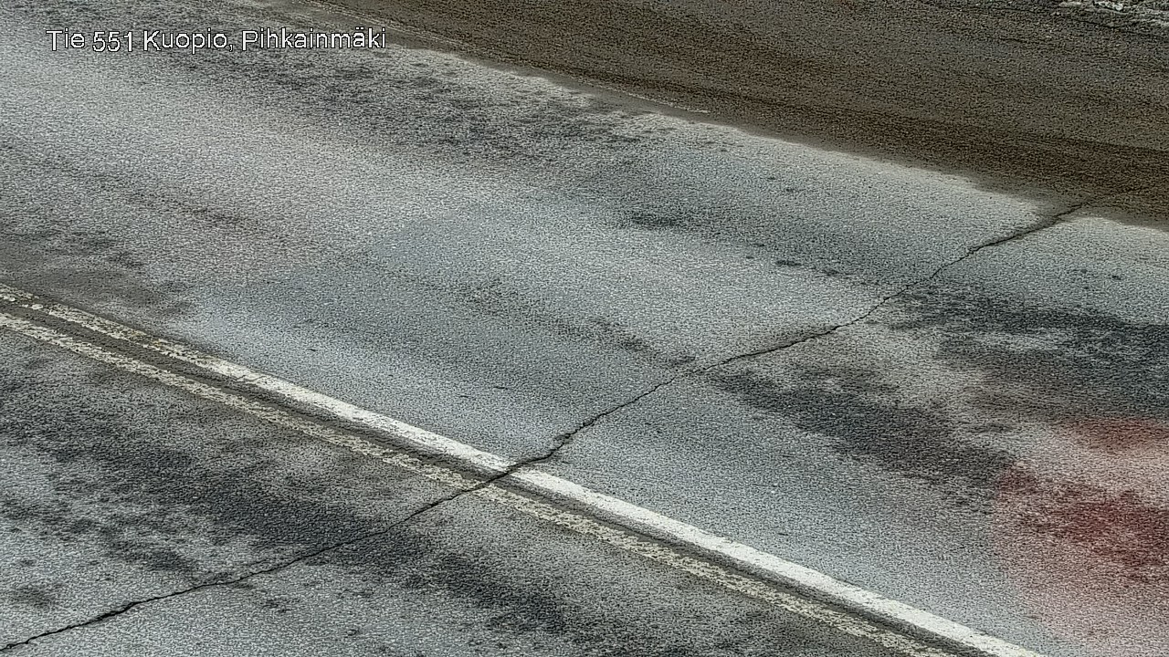 Weather Camera Image Road 551 Kuopio, Pihkainmäki, Kuopio, Pohjois-Savo